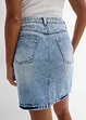 Denimskjørt Mid Waist, Low Stretch, bonprix