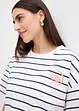 Sweatshirt i myk bomullsmiks, bonprix
