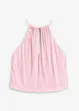 Cropped topp i metallic-look, bonprix