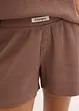 Loungewear-kosedress med shorts i vaflet jersey, bonprix