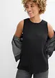 Blusetopp i resirkulert polyester, bonprix