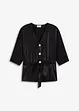 Bluse med knytebelte, bonprix