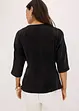 Bluse med knytebelte, bonprix