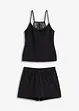 Shorty-pyjamas med blonde i ryggen, bonprix