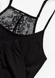 Shorty-pyjamas med blonde i ryggen, bonprix