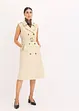 Kjole i trenchcoat-look med belte (2-delt sett), bonprix