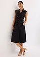 Kjole i trenchcoat-look med belte (2-delt sett), bonprix