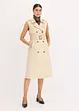 Kjole i trenchcoat-look med belte (2-delt sett), bonprix