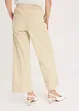Bukse med legg i bomull med stretch, bonprix