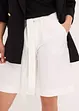 Shorts i twill med knytebelte, bonprix