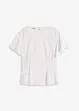 Jerseytopp med smock, bonprix