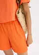 Jerseyshorts i lett krepp, bonprix