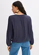 Bluse med broderi, bonprix