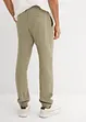 Regular Fit-pull on-bukse i musselin, Tapered, bonprix
