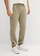 Regular Fit-pull on-bukse i musselin, Tapered, bonprix