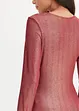 Langermet topp med cut outs, bonprix