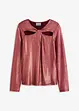 Langermet topp med cut outs, bonprix
