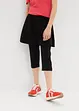 Caprileggings med integrert skjørt, bonprix