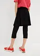 Caprileggings med integrert skjørt, bonprix