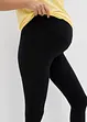 Mammaleggings i økologisk bomull (2-pack), bonprix