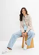 Bomullsparkas i utility-stil, halvlang, bonprix
