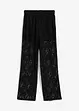 Pull on-bukse med blonder, bonprix