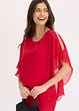 Blondekjole med cape i lett chiffon, bonprix