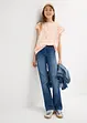 Jeggings Mid Waist, Flared, bonprix