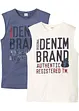 Singlet i 100% bomull (2-pack), bonprix
