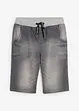 Bermudashorts i trikot i denim look, Regular Fit, bonprix