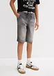 Bermudashorts i trikot i denim look, Regular Fit, bonprix