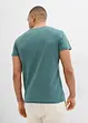 T-skjorte i ribbemateriale, Slim Fit (2-pack), bonprix