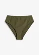High Waist-bikinibukse med høy benskjæring, bonprix