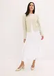 Kort cardigan med paljetter, bonprix