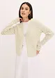 Kort cardigan med paljetter, bonprix