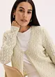 Kort cardigan med paljetter, bonprix