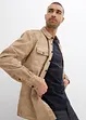 Langermet skjorte i 100% bomull i vasket look, bonprix