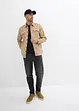 Langermet skjorte i 100% bomull i vasket look, bonprix