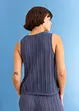 Strikket vest med hullmønster, bonprix