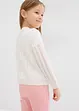 Cardigan med hullmønster, bonprix