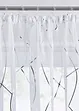 Gardin med glanset print, med resirkulert polyester (1-pack), bonprix