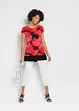 Lang topp med chiffon, bonprix
