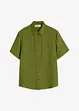Kortermet bluse med brystlomme, bonprix