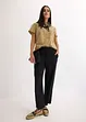 Kortermet bluse i poplin, bonprix