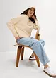 Oversized sweatshirt i økologisk bomull, bonprix