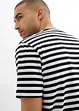 Henley T-skjorte (2-pack) i ren økologisk bomull, bonprix