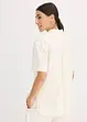 Skjortebluse i fin viskosemiks, bonprix