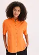 Skjortebluse i fin viskosemiks, bonprix