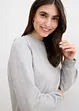 Sweatshirtkjole med puffermer, bonprix