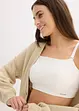 Vattert Feel Comfort Seamless Bandeau-BH med avtagbare stropper, bonprix
